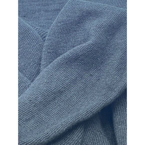 Garnet Hill Black Long Sleeve Linen Sweater V-Neck Classic Versatile Size XS - Picture 5 of 9